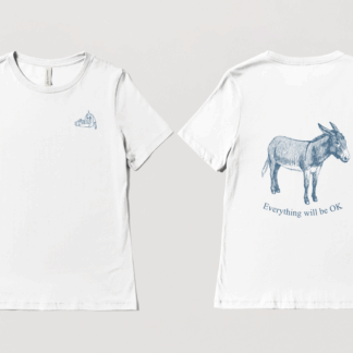 Oversized T-shirt Donkey Back Everything will be OK