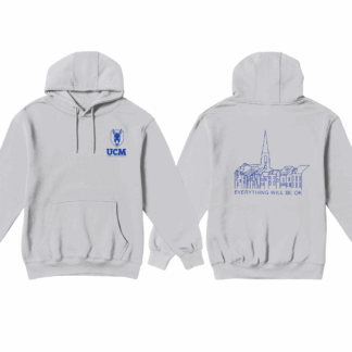 Embroidered Building + UCM Hoodie